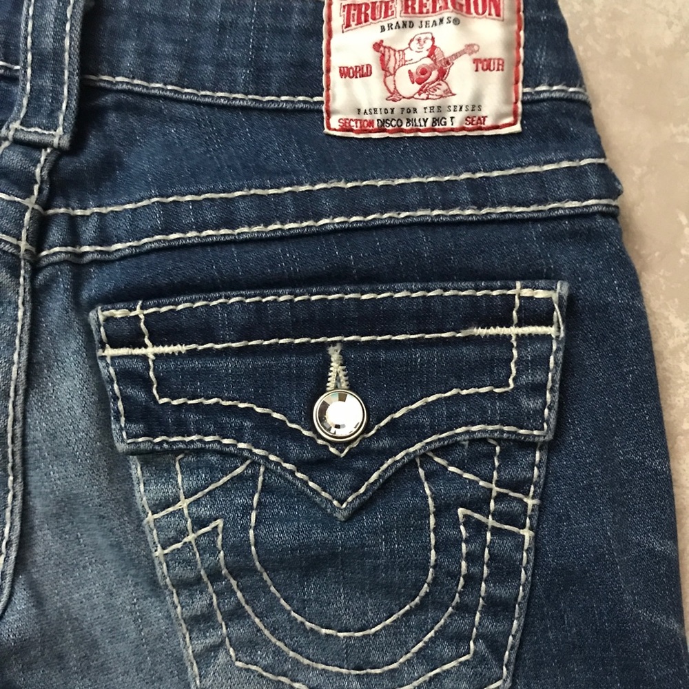 True religion rhinestone jeans